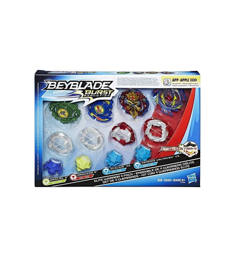 Beyblade Burst Evolution Elite Warrior 4 Pack Disponibles