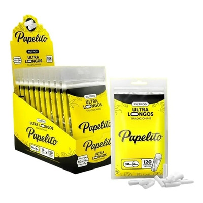 Filtro Papelito tradicional ultra longo caixa de filtros | Frete grátis