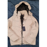 Campera Blanca De Hombre Marca Zara Talle 44-xl