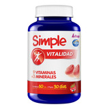 Simple Vitalidad Vitaminas + Minerales 60 Pastillas De Goma