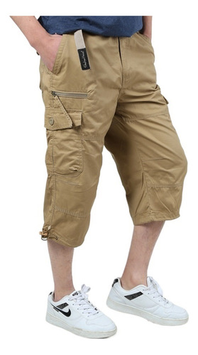 Pantalones Cortos Cargo Sueltos Casuales For Hombre