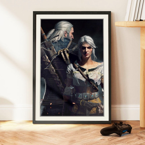 Cuadro 60x40 Gamer - The Witcher - Poster