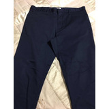 Calvin Klein Pantalón Para Caballero 36x32 Azul Marino