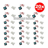 20 Kits Cooler Fan Raspberry Pi 3 B B+ + Dissipadores Calor