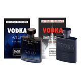Kit C/ 2 Perfumes Vodka Paris Elysees, Wild + Limited