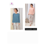 Pijama De Jersey Linea Flowers 22323 Natubely Lenceria