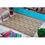 Tapete Para Sala E Quarto Crochê Sisal Praia Lancer 1,50x2,0