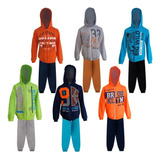 Conjunto Moletom Juvenil Menino Masculino Frio 10 Ao 14