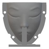 Molde Maceta Rostro Colgante Cemento N10 - Detta3d