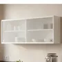 Alacena Cocina Madesa Puertas Corredizas De Vidrio 120 Cm | Envío gratis