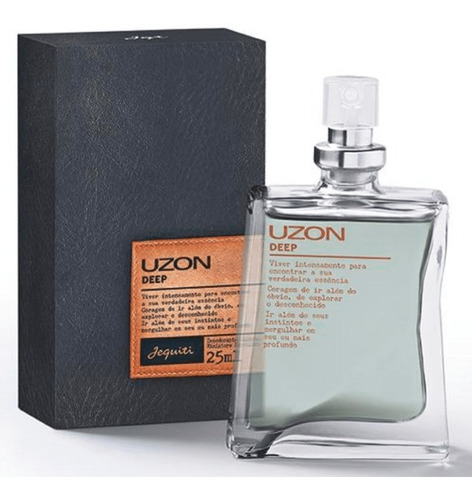 Perfume Uzon Deep Desodorante Colônia Masculina Jequiti