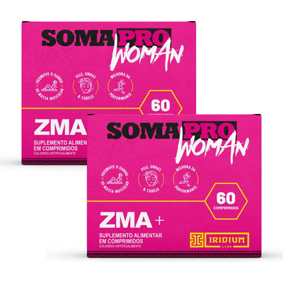Kit 2x Soma Pro Woman 60 Comps Zma Feminino - Iridium Labs Sabor Sem Sabor | MercadoLivre