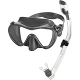 Combo Cressi Frameless / Supernova Dry Snorkeling Titanium