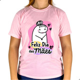 Camisa Flork Rosa Mãe Que Faz Coisas Gostosas Dia Das Mães