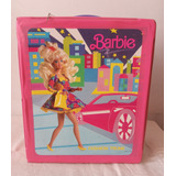 Vintage 1989 Mattel Barbie Estuche De Transporte Guardarropa