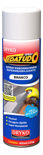 Dryko Spray Sellador Impermeabilizante Blanco 400ml
