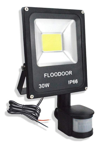 Floodoor Luz Led Con Sensor De Movimiento De 30 W Para Exter