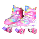 Patines Unicornio Con Luces Led, Bipo. Quepeños