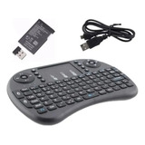 Mini Teclado Touchpad Wireless Usb Smart Tv Ps3 Xbox Netflix