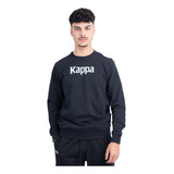 Buzo Kappa Authentic Emmen Hombre Moda Negro