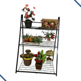 Suporte Para Plantas E Vasos Chão Organizador Horta 40x70x90