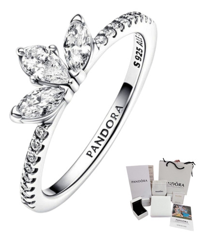 Anillo Corazón Doble Pandora + Kit De Regalo S925