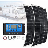 Qianmei Kit De Energía Solar 600 W 12 V Kit De Panel Solar F