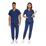 Ambos Sanitario Uniformes Medicos Unisex Con Puño 