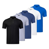 Kit 5 Camisas Masculina Gola Polo Plus Size Extra Grande