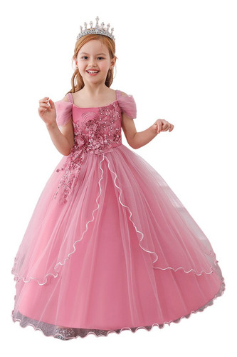 Mycity® Vestido De Princesa Floral Para Niña