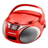 Magnavox Md6924-rd Boombox De Cd Portátil De Carga Superior 