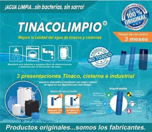 Tinacolimpio Sist Dual Antisarro+desinfectante Indust 20,000