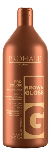 Máscara Matizadora Brown Gloss Morena Iluminada C Nf - 500ml