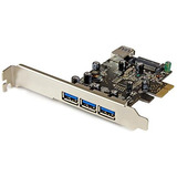 Startech.com 4 Puertos Pci Express Usb 3.0 Tarjeta 3 Externa