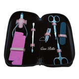 Kit De Manicure Curtis 7 Piezas Profesional Color Rosa