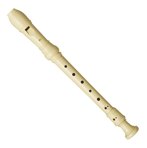 Flauta Doce Soprano Yamaha Yrs23g Germanica Cor Bege
