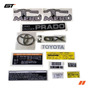 Kit Calcomanias Emblemas Etiquetas Para Toyota Meru Prado Toyota PRADO