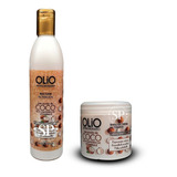 Kit Olio Aceite De Coco Acondicionador + Baño De Crema