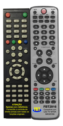 Controle Compatível Tv Led Mtek Mk32cs9 Fbt2916