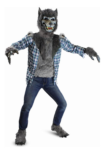 Disfraz De Hombre Lobo Spooktacular Creations Azul (de 10 A