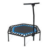 Mini Trampolin Sportplus Silent Fitness Con Barra De Manejo