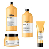 Loreal Nutrioil Shampoo + Cond 1,5l Máscara 500 Leave-in 150