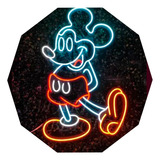 Cartel Mickey Mouse En Neón Led / Flex / Logos / Figuras
