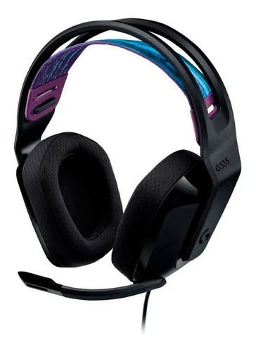 Auricular Gamer Logitech G335 Micrófono Headset Negro Mexx 2