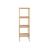 Estante Organizador Rack De Bambo 4 Niveles Baño Cocina 