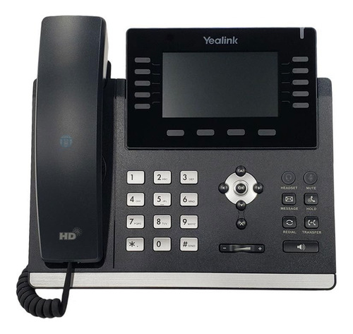 Yealink T46u Telefono Ip  16 Lineas Usb Poe Gigabit Voip Lcd