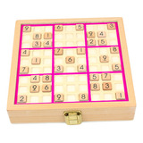 Juguete Educativo Juego De Mesa Sudoku, Juguete De Rosa