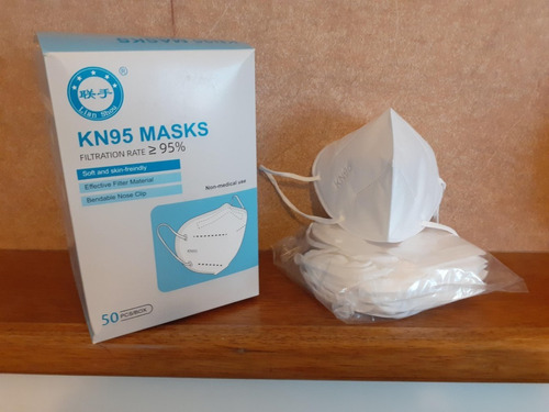 100 Pzas - Cubrebocas Kn95 Certificado Mascarilla