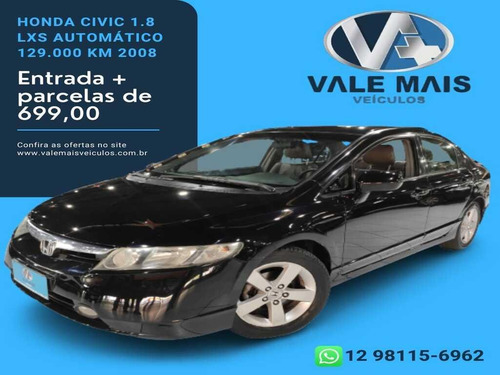 HONDA CIVIC LXS 1.8 AUTOMÁTICO APENAS 129.000 KM !!!