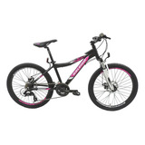 Bicicleta Mountain Bike Raleigh Scout R24 Shimano 21v Color Negro/rosa